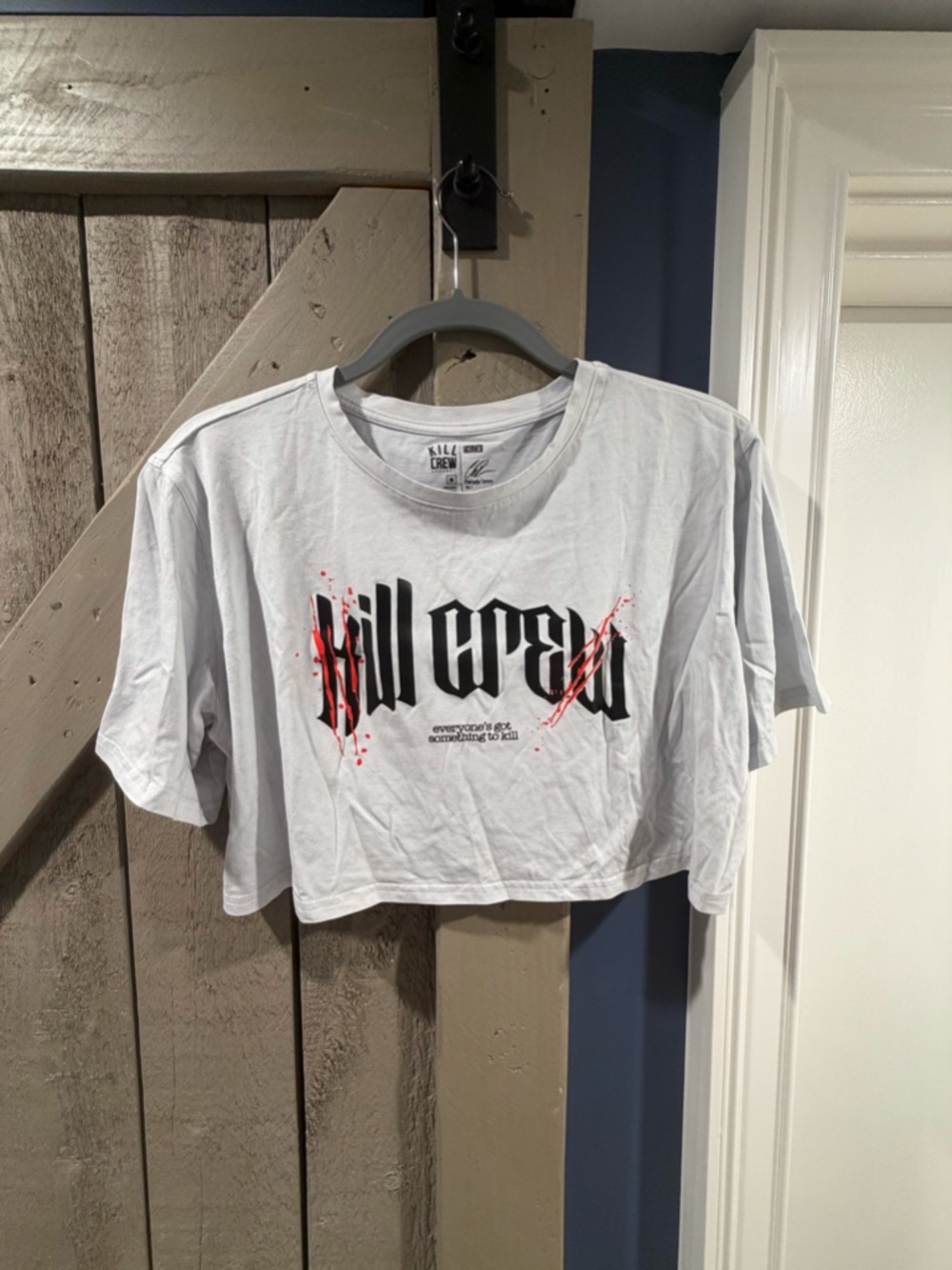 Kill Crew Graphic Cropped Tee